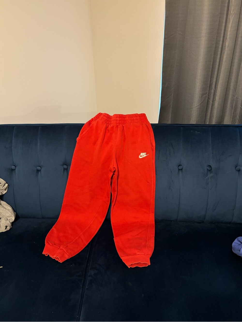 Nike Kids Red Jogger Sweatpants